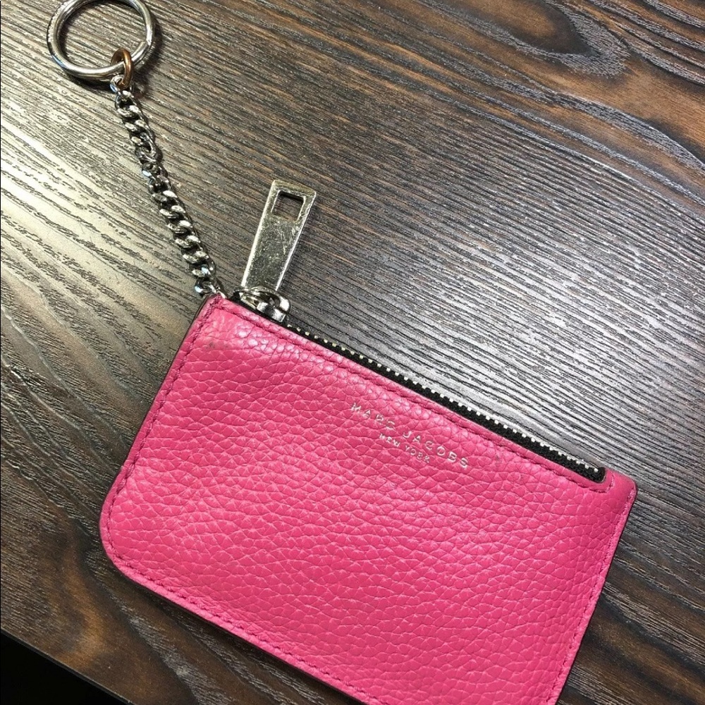 Authentic Marc Jacobs Pink Leather Coin Purse